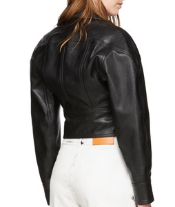 Chaqueta de Motero de Cuero Unisex con Colores Personalizados, Características Impermeables y Ecológicas - Product Image 3