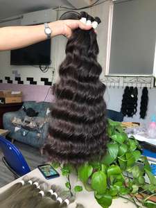 Extensions de cheveux humains vierges vietnamiens de qualité supérieure, Remy, lisses, super double drawn, en vrac, toutes couleurs, sans perte de cheveux, Ivirgo Hair - Product Image 3