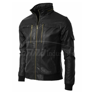 Veste en cuir de bonne qualité pour hommes Offre Spéciale veste en cuir pour hommes dans un nouveau Design - Product Image 1