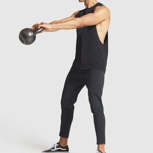 Vente en gros de débardeurs Dryfit avec logo personnalisé pour hommes maillots de sport, musculation, gymnastique et course à pied, style décontracté Stringer - Product Image 3