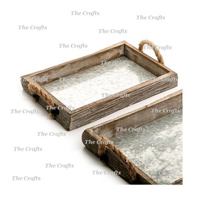 Bandeja de Desayuno de Diseño Clásico con Forma Cuadrada y Calidad Superior, Bandeja de Servicio de Tamaño Personalizado a los Precios Más Bajos - Product Image 4