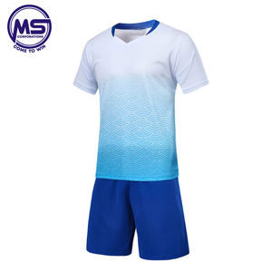 Different Colors Wholesale Custom Logo Football <b>Jersey</b> Soccer Uniform Your Own Logo Design Men Wear Soccer Uniform Sets - Product Image 4