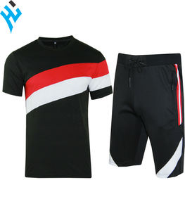 oem service custom brand logo <b>t</b> <b>shirt</b> <b>and</b> <b>short</b> <b>set</b> men latest fashion <b>design</b> 2 piece summer tracksuit <b>t</b> <b>shirt</b> <b>and</b> <b>shorts</b> <b>set</b> - Product Image 3