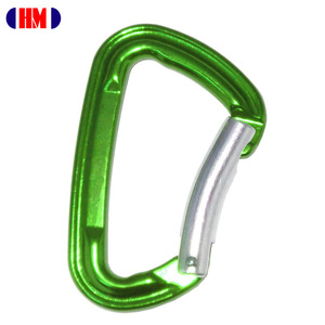 Anodized 24kN Bent Gate Rock Climbing Aluminum Carabiner - Product Image 1