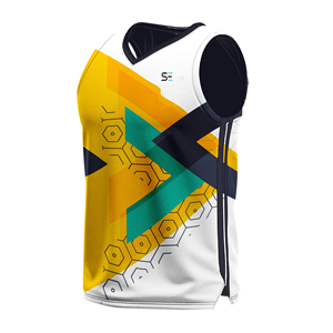 Maillot de basketball 2025 haute qualité, best-seller, prix bas, 100 % polyester, séchage rapide, respirant, tailles personnalisables, noms d'équipes - Product Image 1