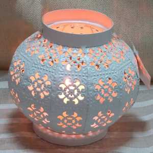 NEW <b>WHITE</b> LACE TABLE CENREPIECE WEDDING DECOR WALL CANDLE <b>LANTERN</b> - Product Image 4