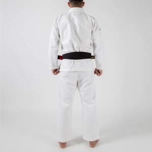 Alta calidad ligero algodón blanco Jiu Jitsu Gi secado rápido arte marcial desgaste traje personalizable OEM conjunto - Product Image 3