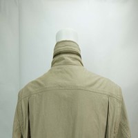 Veste Safari Unisexe Respirante Grande Taille avec Logo Personnalisé et Fermeture Éclair, Longue, Imperméable, pour l'Automne, Vêtements de Travail d'Extérieur pour Équipe