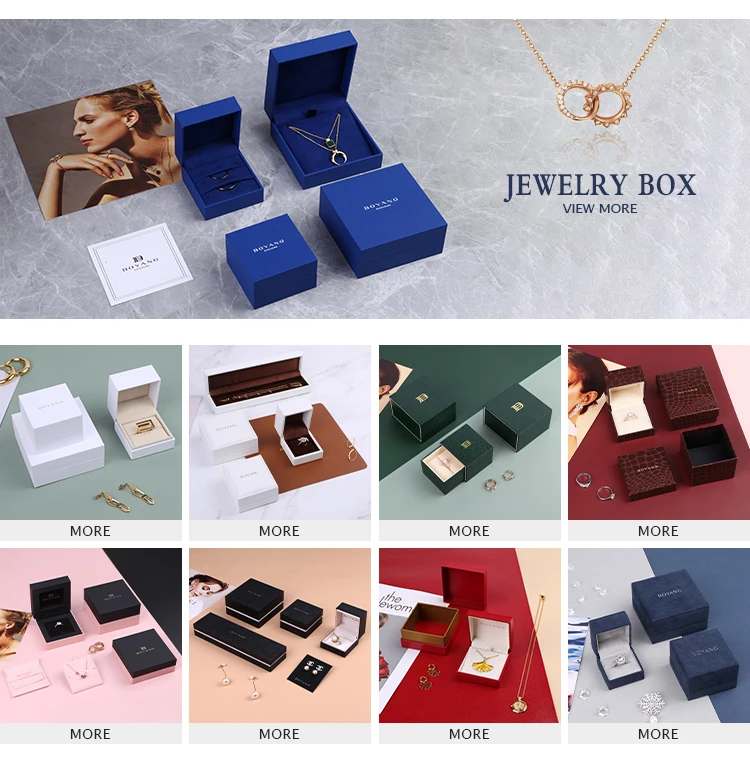 Wholesale Custom Logo Luxury New Design Gift Storage Packaging Pendant Unique Ring Bracelet Box