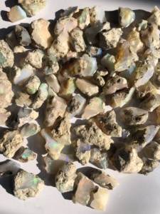 Gema Natural AAA blanca, Ópalo etíope, piedra rugosa, fabricación de joyas, piedra Natural, gemas de Color 100% Natural Vivaaz - Product Image 3