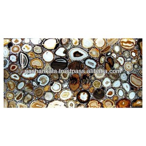 Encimera india de piedras preciosas de ágata - Product Image 1