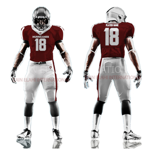 2025 gros uniforme de Football américain pour garçons jeunes couleur personnalisée XL haut de Football américain chemises Technique de Sublimation - Product Image 6