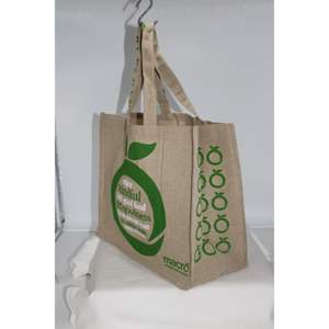Eco Friendly Reusable Highly Durable Jute <b>Bag</b> with Soft <b>Cotton</b> Handle for Grocery Shopping at Bulk Personalized Custom Tote <b>Bag</b> - Product Image 4