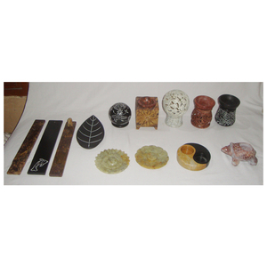 เชิงเทียนงานหัตถกรรมหินสบู่ - Product Image 1