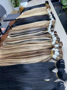Vente en gros de extensions de cheveux bruts à cuticule humaine vierge complète APO alignée Type de tissage de cheveux Remy - Product Image 5