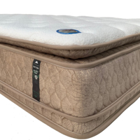 Matelas hybride à ressorts ensachés haute densité taille Twin XL, mousse à mémoire de forme rafraîchissante, design contemporain, pour hôtel, maison, appartement, chambre à coucher