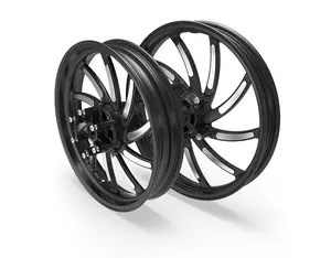 Black Style 1 Alloy Wheels Dual All New Classic 350 KXA00014 fits for Royal Enfield