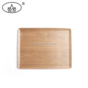 Plaque à gâteau de boulangerie de <span class=keywords><strong>saule</strong></span> de frêne de Style japonais de haute qualité plateau à thé de service en bois plié avec finition laquée pour bureau salon - Product Image 6