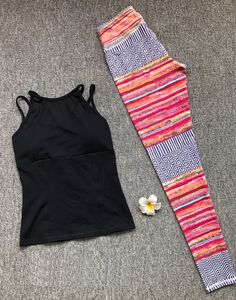 Conjunto de mallas y camisa deportiva para mujer, traje de yoga, diseño personalizado, conjuntos deportivos e informales, nuevo estilo - Product Image 6