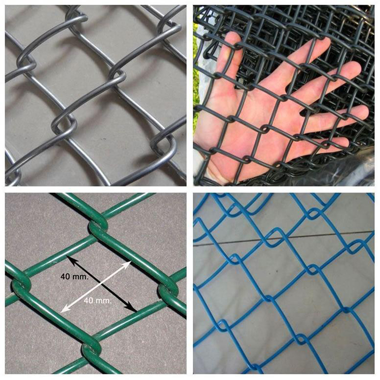 Pvc Coated / Galvanized 10 Gauge Chain Link Fencing Anti Rust
