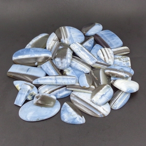 Haute Qualité Bleu Opale Cabochon Cristal Naturel Quartz Pierre De Guérison Sept Chakra Spirituel Reiki Brut En Gros Pierres Précieuses En Vrac - Product Image 4