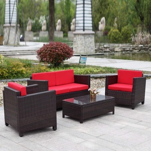 Red <b>Cushion</b> Outdoor/indoor/<b>garden</b> Furniture Poly <b>Rattan</b> Sofa Set Furniture by Hand Craft Vietnam - Product Image 1