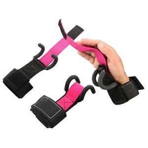 Correas de Levantamiento de Pesas Antideslizantes de Neopreno y Metalizadas Misha Sports con Ganchos para Levantamiento de Pesas Unisex con Colores y Logotipo Personalizados - Product Image 4