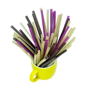 bio degradable straws make by rice High quality rice straws environmentally friendly products