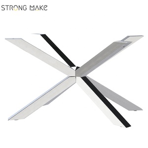 Table <strong>Leg</strong> Heavy Modern Furniture Feet Frame Rectangle Square Restaurant <strong>Bench</strong> Desk Metal Coffee Dining Stainless Steel Table <strong>Leg</strong> - Product Image 3