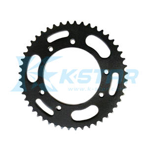 Pignon arrière 48T Noir Pour Derbi, Yamaha DT50R DT50SM, Motorhispania RYZ, Rieju SMX, Malaguti XSM XTM Moto - Product Image 1