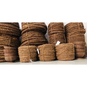 Corde de noix de coco en FIBER de coco, naturelle de jardinage à base de coquille de noix de coco, pour déchets agricoles, bol - Product Image 4