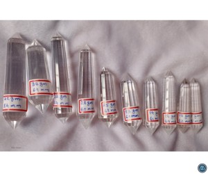 Vogel ก้านควอตซ์คริสตัลใสธรรมชาติปลายสองชั้น,แท่งสำหรับบำบัดการทำนายการทำสมาธิ - Product Image 5