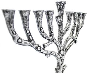 เทียนต้นไม้แห่งชีวิตทำด้วยมือเหล็กเคลือบดีบุกแนวชนบทสำหรับศาสนาสไตล์โบราณ - Product Image 3