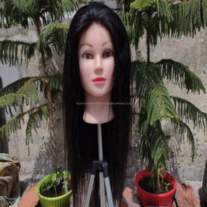 Virgin Indian 20\" Blonde Straight Brazilian Human Hair Wig 4x4/5x5 HD Transparent Front <b>Lace</b> Closure 16\" Monofilament Base - Product Image 3