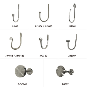Metal <b>Curtain</b> Holdback Tieback J-<b>Hook</b> For Window Wall Mounted Accessories Wholesale - Product Image 5