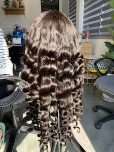 Vietnamese Single <b>Human</b> Hair Extensions Natural Hair Color Customize Deep Wave <b>Wigs</b> Remy Chemical-Free - Product Image 3