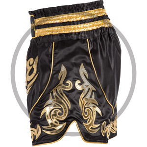 Pantalones cortos de Muay Thai de la mejor calidad, ropa cómoda para artes marciales de boxeo con logotipo frontal - Product Image 3