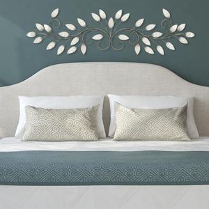 Hojas de hierro marrón y Scrollwork decoración de pared colgante arte de pared decoración exhibición vestíbulo sala de estar interior dormitorio Hotel restaurante - Product Image 6