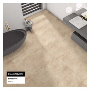 Venta caliente Cemento Diseño italiano 600x1200mm Baldosas de porcelana pulida para mayor comodidad. - Product Image 1