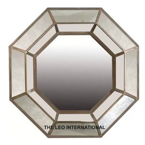 Miroir mural décoratif pour la maison, cadre en aluminium moulé de haute qualité, forme géométrique unique et élégante, vente chaude - Product Image 4