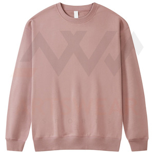 Sweat-shirt en molleton de coton 100%, dernier style, services OEM, logo personnalisé, vente en gros, col ras du cou, vêtements d'hiver unisexes de haute qualité, 2022 - Product Image 4