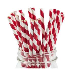 ฟางกระดาษตรงสีสันสดใสขนาดเส้นผ่านศูนย์กลาง8มม. ผลิตในเวียดนาม - Product Image 1