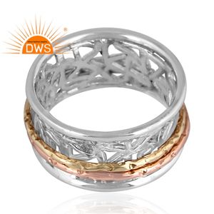 Anillo apilable hecho a mano, joyería de diseño de Plata de Ley 925, venta al por mayor, proveedor de joyería - Product Image 3