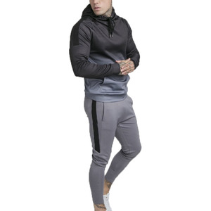 Chándal de tacto suave para hombre, ropa de gimnasio adelgazante, chándal para adultos con diseño de logotipo personalizado - Product Image 5