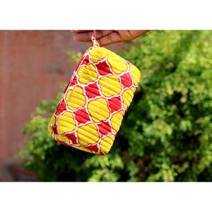 Toiletry <b>Bags</b> Block Printed Waterproof Washable Makeup Cosmetic Travel <b>Bags</b> with Pockets <b>Gift</b> for Her Christmas <b>Gift</b> Zipper <b>Bags</b> - Product Image 3