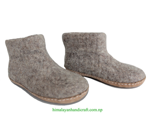 Botas de Fieltro del Himalaya para Niños, Altura al Tobillo, Estilo Occidental, Lana de Oveja, Impermeables, Antideslizantes, Unisex, Otoño Invierno - Product Image 5