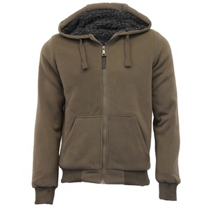 Sweat-shirt à capuche zippé en molleton de coton pour homme, sans doublure, avec broderie patchwork, logo frontal, couleur contrastante, vêtement de sport coupe-vent - Product Image 2