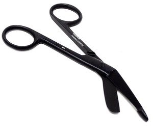 Lister กรรไกรตัดผ้าพันแผลสีดำไทเทเนียมเคลือบ/เครื่องมือผ่าตัด - Product Image 1