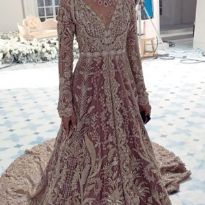 DABKA-Vestido largo de trabajo de cristal para boda, traje indio/paquistaní embellecedor, ZARI, 2022 - Product Image 1