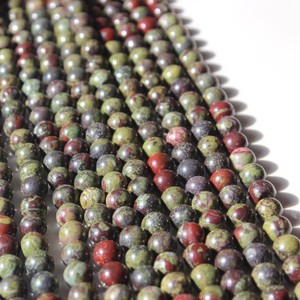 Cuentas Redondas de Heliotropo Verde Natural de 6-14 mm, 100 g, de Rudra Gems, Lisas y Pulimentadas, para Hacer Joyas - Product Image 3